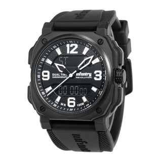 Digital Analog Men's Watch - Black waterproof_REVO-AD-42BLACK-02