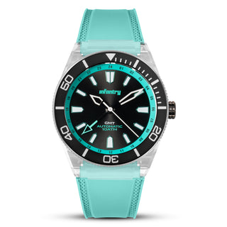 Infantry Automatic Mechanical Men's Watch - Teal MOD44-GMT-TB
