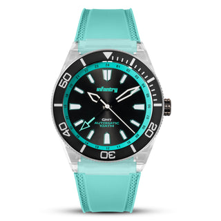 Infantry Automatic Mechanical Men's Watch - Teal waterproof MOD44-GMT-TB