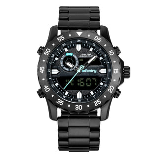 Infantry_Digital_Analog_Dual_Display_Men_s_Watch_-_Black_Silver_waterproof FS-012-BLK-S