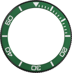 Diver Green / Black Ring