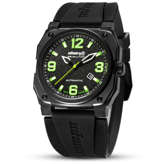 Infantry Automatic Men's Watch - Lamborghini Green REVO-AUTO-06-V2-02