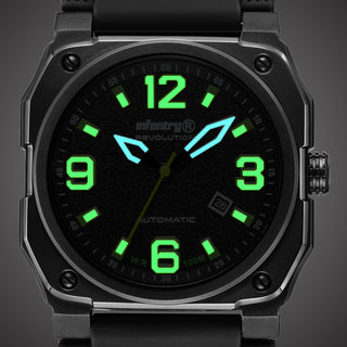 Infantry Automatic Men's Watch - Lamborghini Green REVO-AUTO-06-V2-04