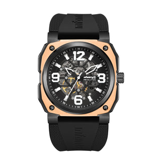 Infantry Automatic Movement Men's Watch - Black, Grey, All Black, Lamborghini green waterproof_REVO-SKL-02-V2