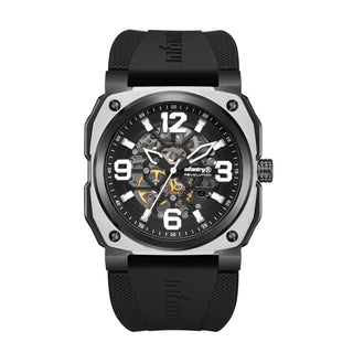 Infantry Automatic Movement Men's Watch - Silver waterproof_REVO-SKL-01-V2