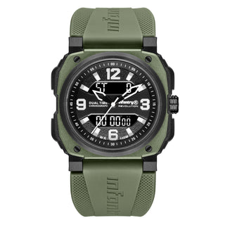 Infantry Digital & Analog Dual Display Men's Watch - Green waterproof_REVO-AD-04-V2