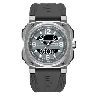 Infantry_Digital & Analog Dual Display Men's Watch - Grey_waterproof_REVO-AD-01-V2